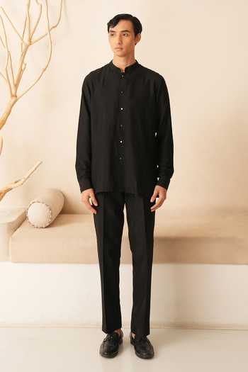 Shreyansh Designs Emrys Cotton Silk Shirt & Pant Set 