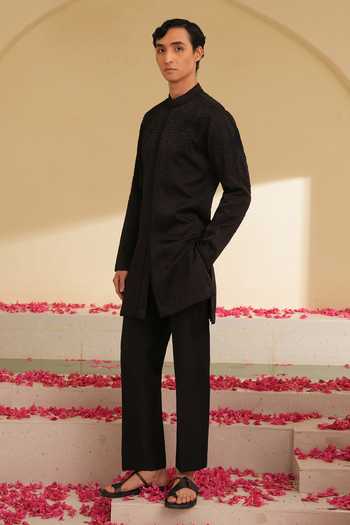 Shreyansh Designs French Knot Embroidered Kurta & Pant Set 