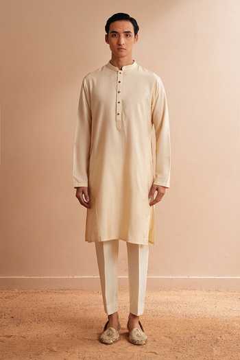 Shreyansh Designs Yermark Cotton Silk Kurta & Pant Set 