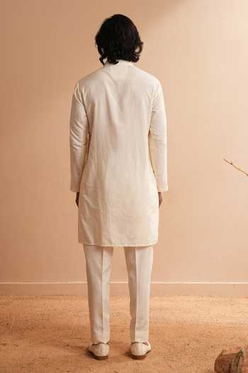 Shreyansh Designs Stanis Cotton Silk Kurta & Pant Set 