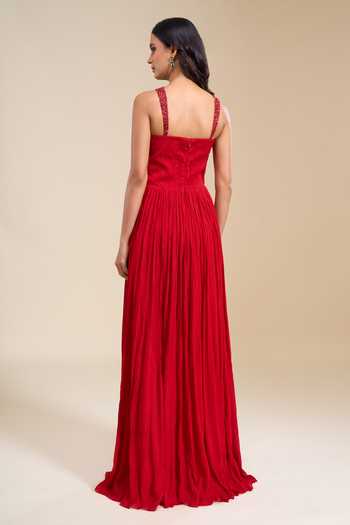 Naintara Bajaj Sequin Bodice Gown 