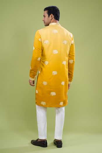 Arihant Rai Sinha Lace Embroidered Kurta & Pant Set 
