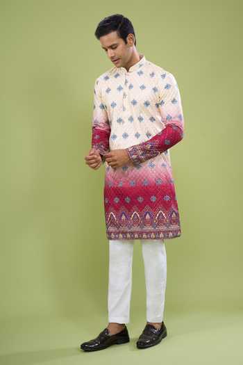 Buy Arihant Rai Sinha Off White Cotton Embroidered Kurta And Pant Set Online at Aza Fashions Buy_Arihant Rai Sinha_Off White Cotton Embroidered Kurta And Pant Set _Online_at_Aza_Fashions
