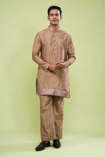 Arihant Rai Sinha Plain Kurta & Pant Set 
