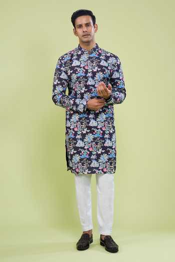 Arihant Rai Sinha Thread Embroidered Kurta & Pant Set 