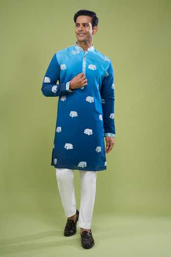 Arihant Rai Sinha Lace Embroidered Kurta & Pant Set 
