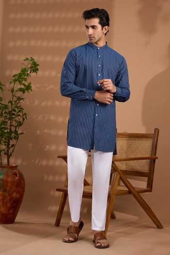 SPRING BREAK Striped Pattern Kurta 