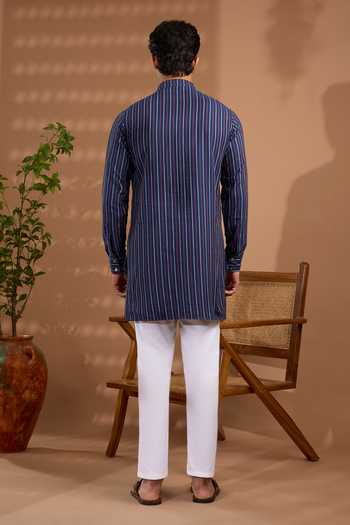 SPRING BREAK Cotton Striped Pattern Kurta 