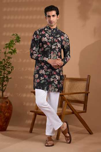 Spring Break Floral Print Kurta 