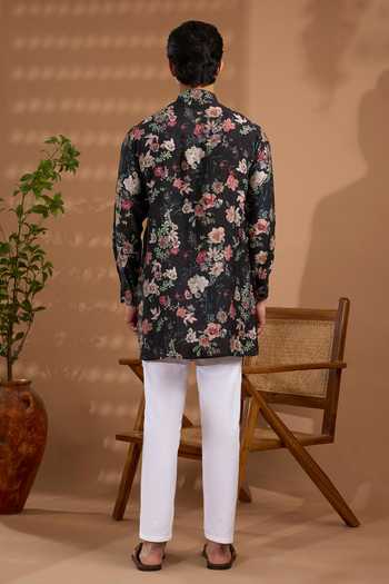 Spring Break Floral Print Kurta 