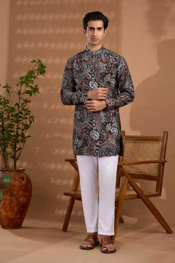Spring Break Paisley Print Kurta 