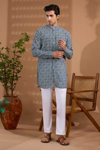 Spring Break Floral Print Kurta 