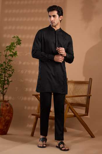 SPRING BREAK Hand Embroidered Kurta & Pant Set 