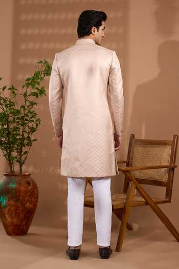 Spring Break Woven Sherwani & Pant Set 