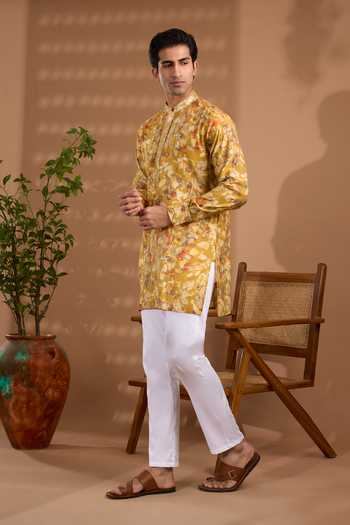 Spring Break Printed Kurta & Pant Set 