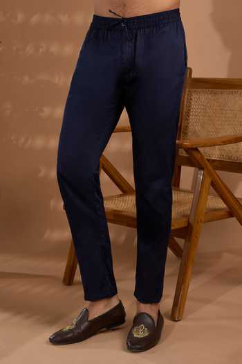 Spring Break Blue Silk, Cotton Sequin Embroidered Kurta And Pant Set Online at Aza Fashions Spring Break_Blue Silk, Cotton Sequin Embroidered Kurta And Pant Set _Online_at_Aza_Fashions