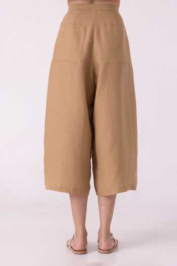 The Summer House Frances Tan Linen Pant 