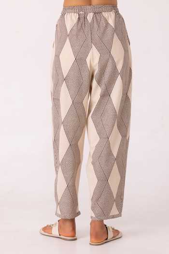 The Summer House Sonja Hand Printed Barrel Pant 