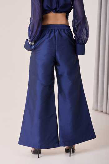 Needleten Straight Flared Palazzo 