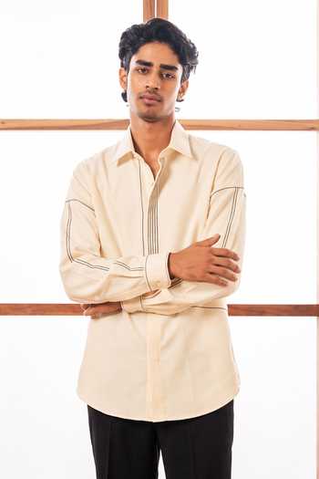 ROHIT DOSHI Anchor Thread Work Shirt 