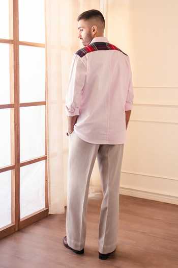 Rohit Doshi All Mix Roll Striped & Checks Shirt 