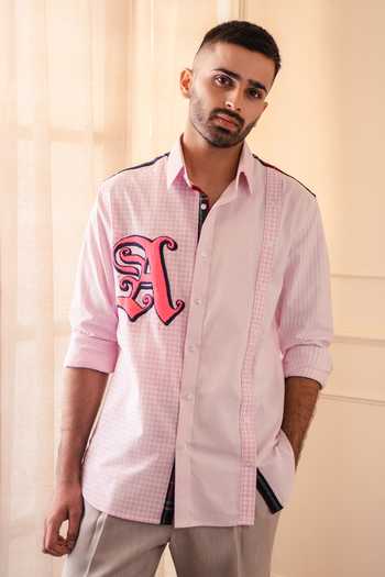 Rohit Doshi All Mix Roll Striped & Checks Shirt 