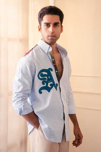 ROHIT DOSHI All Mix Roll Printed Shirt 