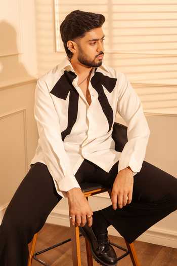 Rohit Doshi Open Bow Shirt 
