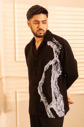 ROHIT DOSHI Decay Abstract Pattern Shirt 