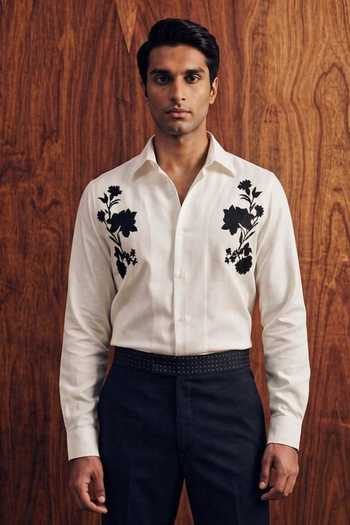 ROHIT DOSHI Solin Floral Pattern Shirt 