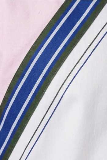 Buy ROHIT DOSHI White Cotton Triple Tape Pattern Shirt Online at Aza Fashions Buy_ROHIT DOSHI_White Cotton Triple Tape Pattern Shirt _Online_at_Aza_Fashions