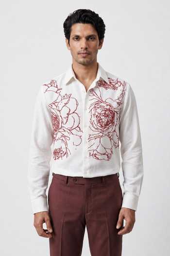 ROHIT DOSHI Guru Gulab Khatri Shirt 
