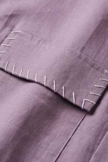 Rohit Doshi_Purple Cotton Mini Loops Embroidered Shirt _Online_at_Aza_Fashions