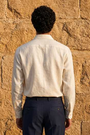 ROHIT DOSHI Double Trouble Placed Patch Shirt 