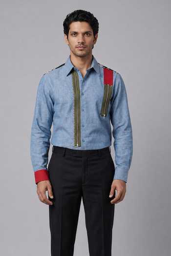 ROHIT DOSHI Bluetiful Block Shirt 
