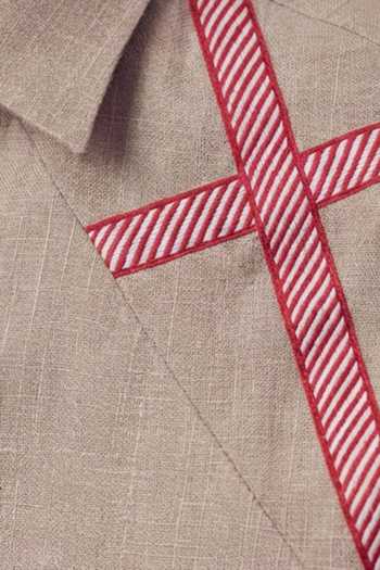 Buy_ROHIT DOSHI_Beige General Nonsense Shirt _Online_at_Aza_Fashions