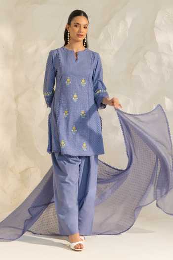 Dohr India Laila Embroidered Kurta Set 