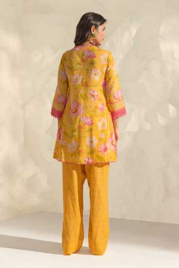 Dohr India Vanya Printed Kurta Pant Set 
