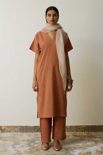 Rhua Keya Handloom Cotton Kurta Set 