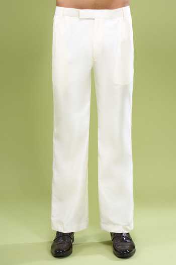 Buy_Arihant Rai Sinha_Cream Cotton Border Embroidered Kurta And Pant Set 