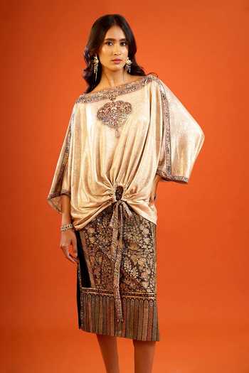 Shop Tarun Tahiliani Lilac Viscose Georgette Embroidery, Sequins, Taara Emrboidered Lehenga Set Shop_Tarun Tahiliani_Lilac Viscose Georgette Embroidery, Sequins, Taara Emrboidered Lehenga Set