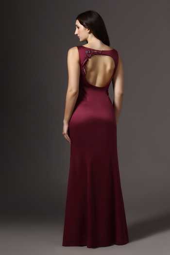 Pooja Peshoria Placed Embroidered Gown 