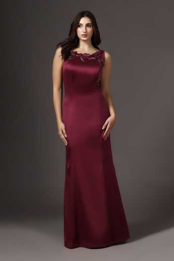 Pooja Peshoria Placed Embroidered Gown 