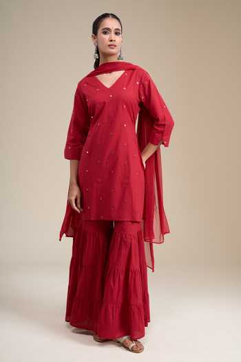 Khwaab By Sanjana Lakhani Embellished Kurta Sharara Set 