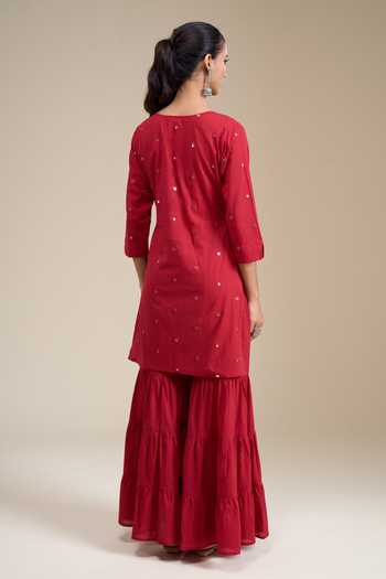 Khwaab By Sanjana Lakhani Embellished Kurta Sharara Set 