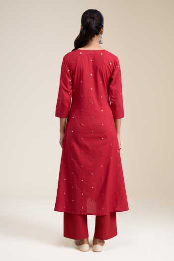 Khwaab By Sanjana Lakhani Embellished Straight Kurta Set 