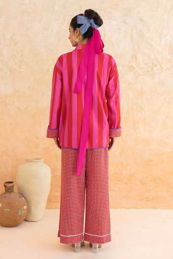 Moontara Fiora Striped Jacket 
