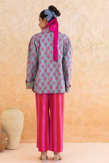Moontara Aquella Floral Print Jacket 