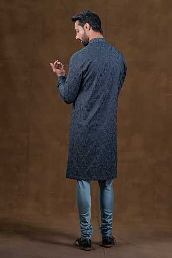 Punit Arora Straight Embroidered Kurta Set 