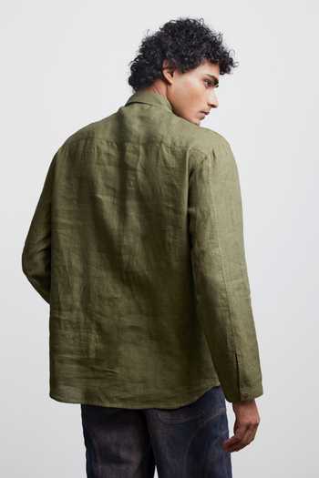 Countrymade Faux Button Half Placket Shirt 
